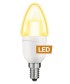 LAMPE LED Flamme - Petit culot - Equiv. 25W - Blanc chaud - Candlelight